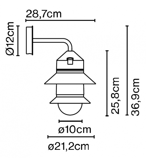 Santorini A Marset Wall Lamp