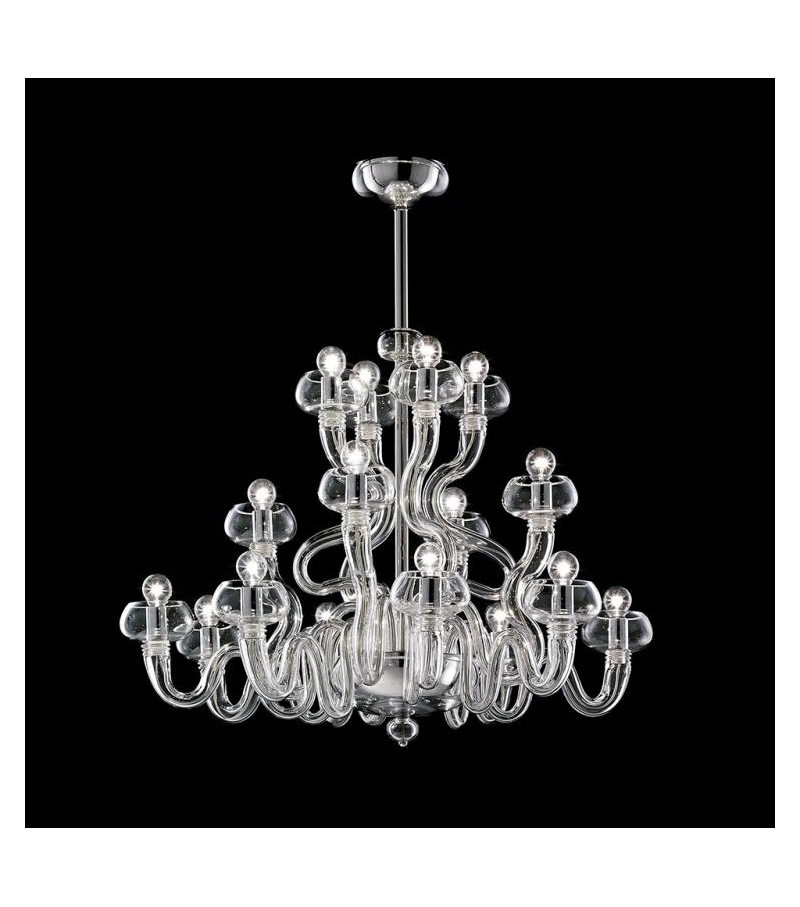 Bissa Boba Barovier & Toso Chandelier