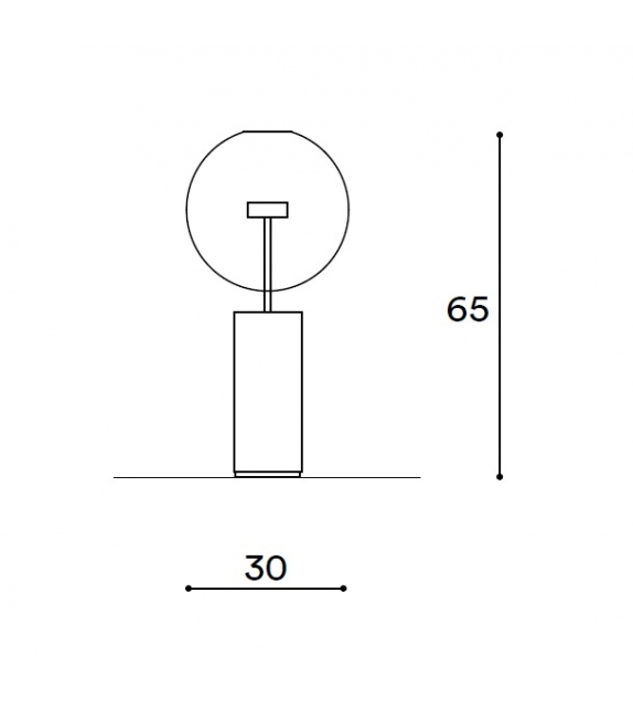 Soffio Table Giopato & Coombes Lampada da Tavolo