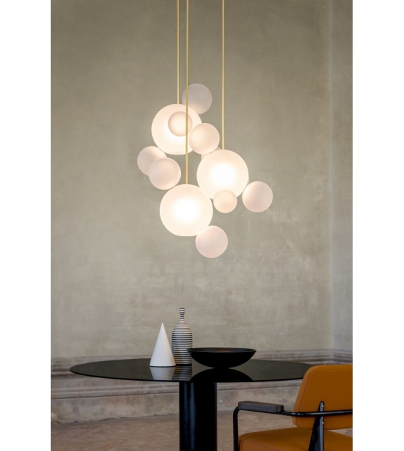 Bolle Frosted Circular Chandelier Giopato & Coombes