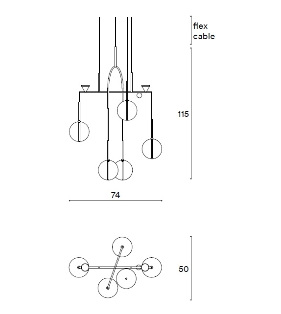 Dewdrops Circular Chandelier Giopato & Coombes