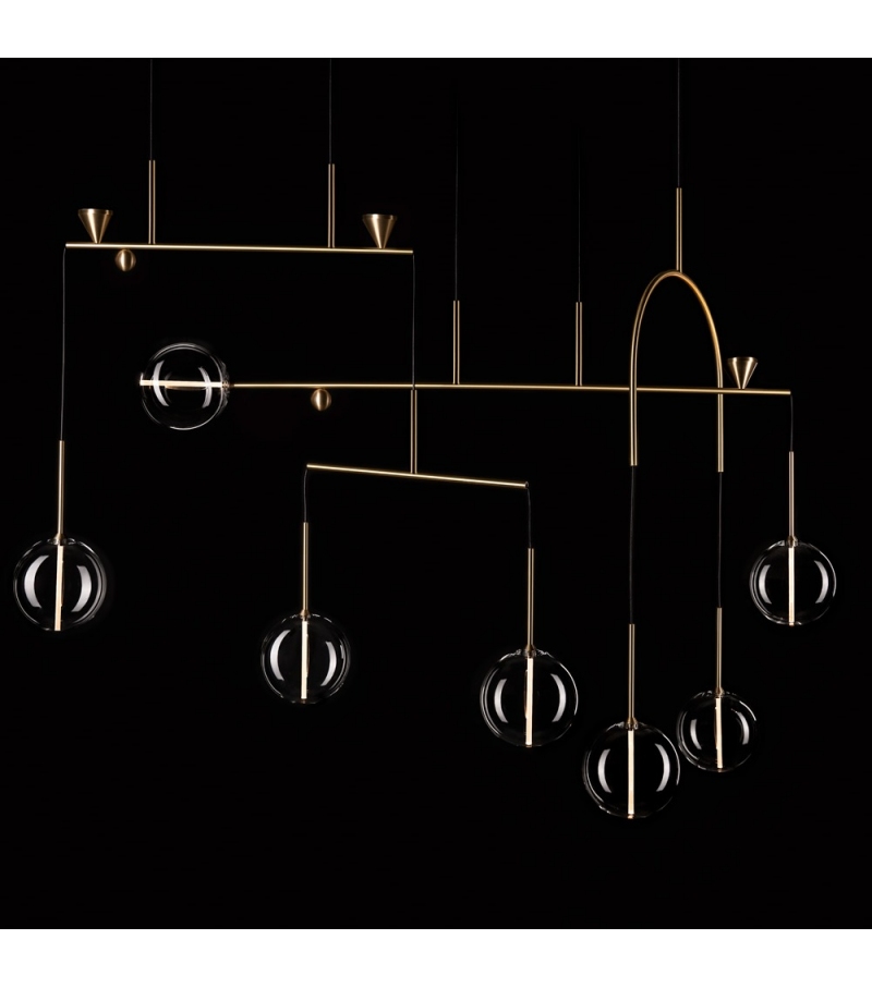 Dewdrops Linear Chandelier Giopato & Coombes