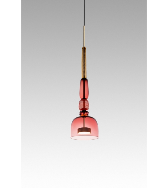 Flauti Pendant 01 Amethyst Giopato & Coombes Suspension