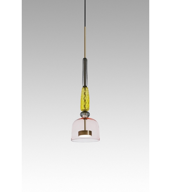 Flauti Pendant 05 Rose Giopato & Coombes Suspension