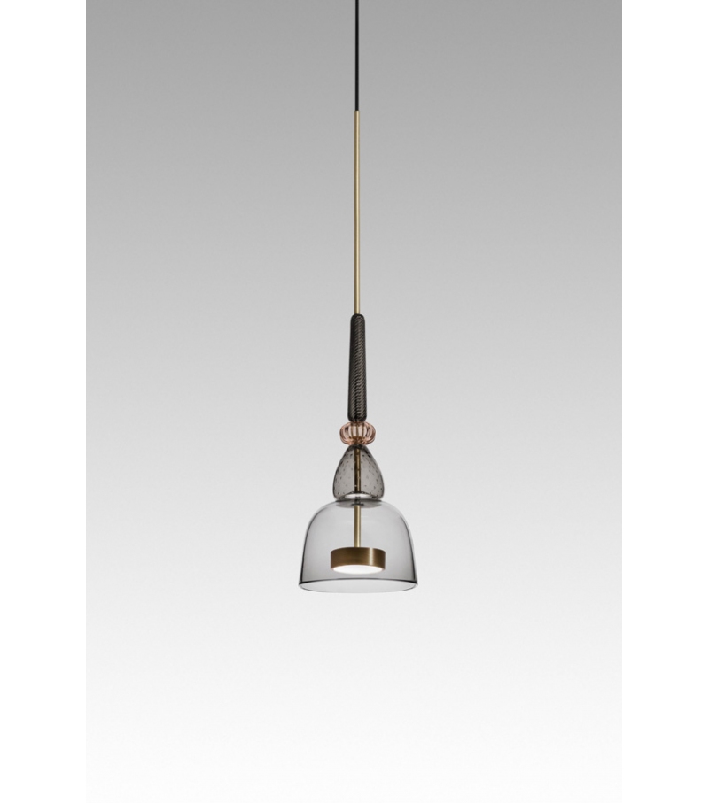 Flauti Pendant 08 Grey Giopato & Coombes Lampada a Sospensione