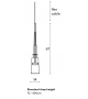 Flauti Pendant 10 Amber Giopato & Coombes Lampada a Sospensione