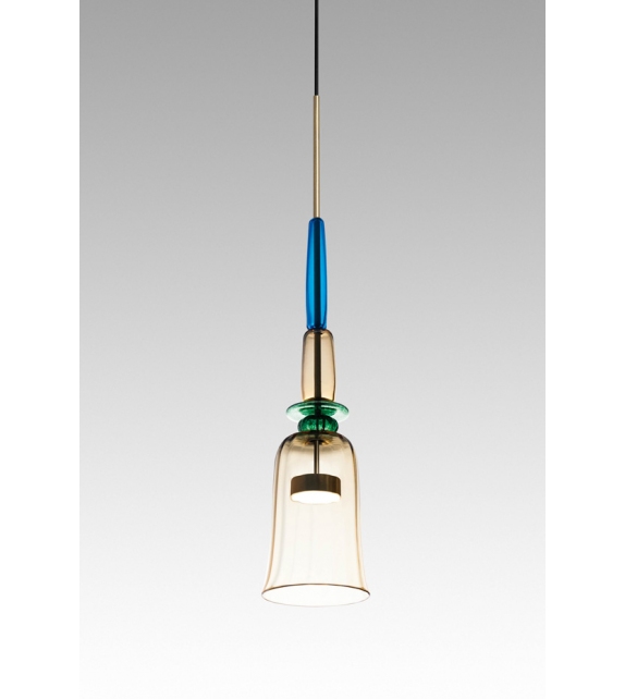 Flauti Pendant 10 Amber Giopato & Coombes Suspension