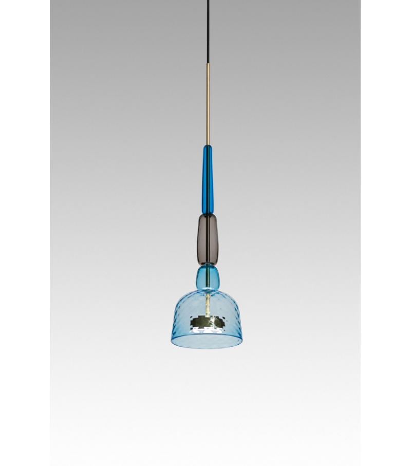 Flauti Pendant 12 Aquamarine Giopato & Coombes