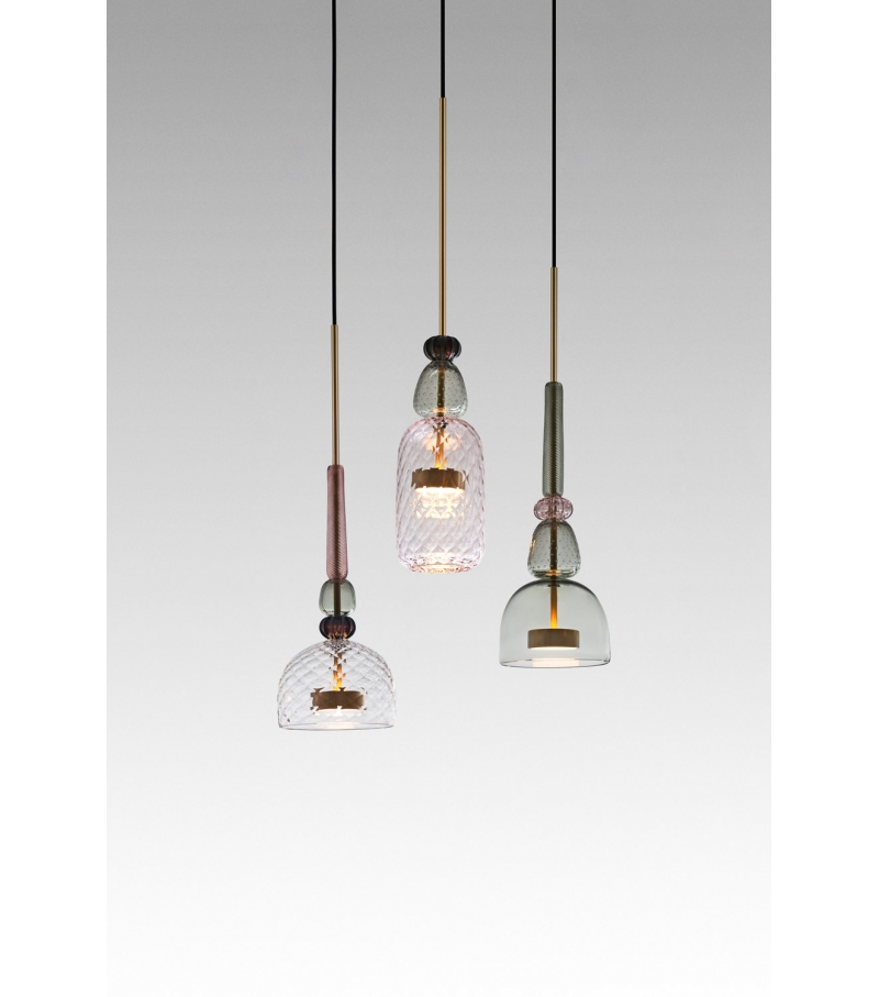 Flauti Circular Chandelier 31 Rose Giopato & Coombes