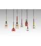 Flauti Zigzag 7 Pendant Chandelier Giopato & Coombes