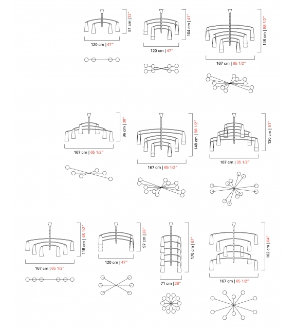 Colimaçon Barovier & Toso Suspension