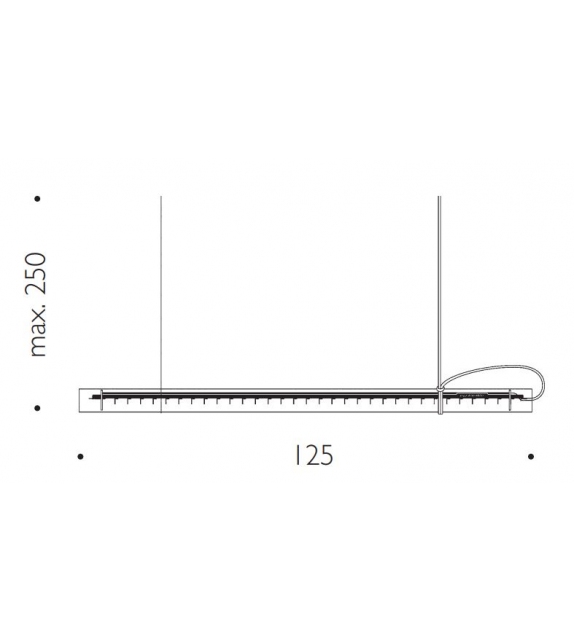 Tubular Ingo Maurer Suspension