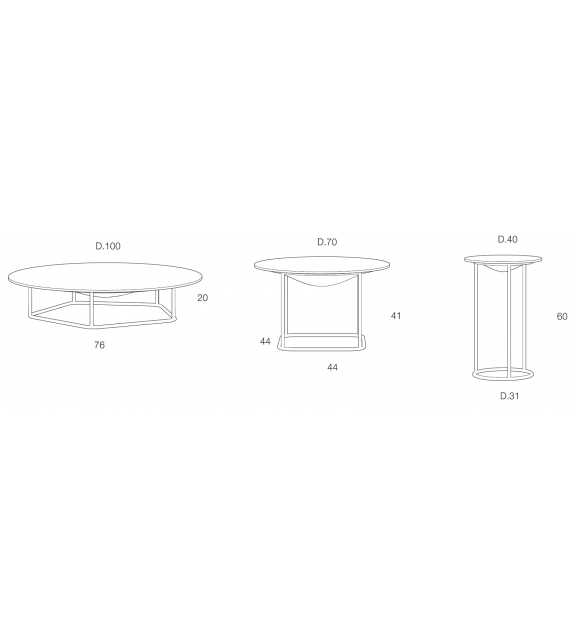 Circus Minotti Italia Table Basse