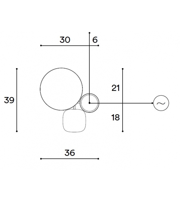 Gioielli 03 Ceiling / Wall Lamp Giopato & Coombes