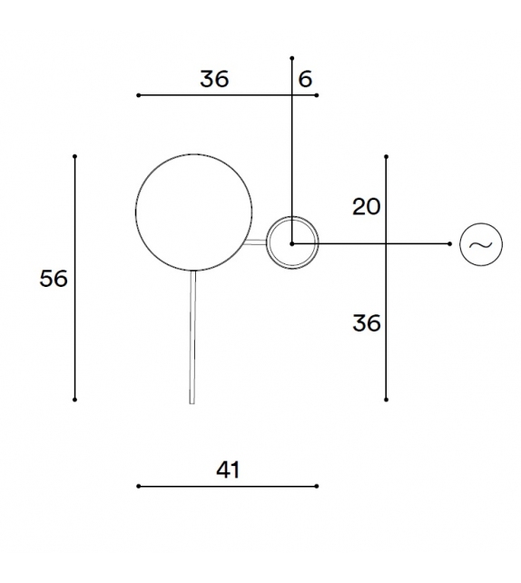 Gioielli 05 Ceiling / Wall Lamp Giopato & Coombes