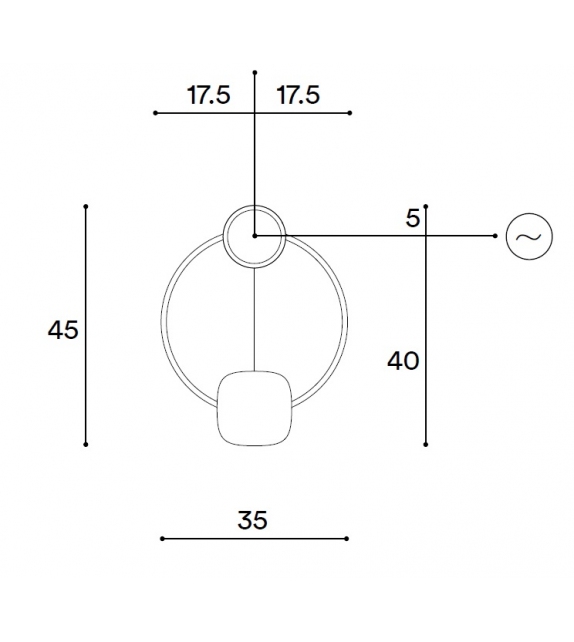 Gioielli 09 Ceiling / Wall Lamp Giopato & Coombes