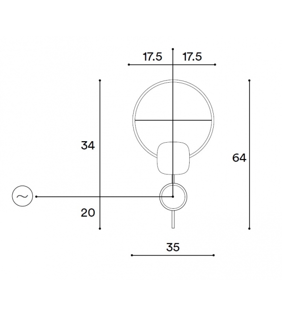 Gioielli 10 Ceiling / Wall Lamp Giopato & Coombes