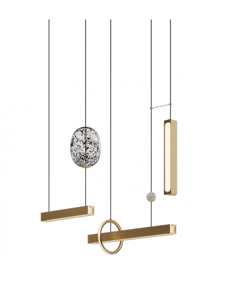 Milky Way Chandelier Horizontal Elements Giopato & Coombes