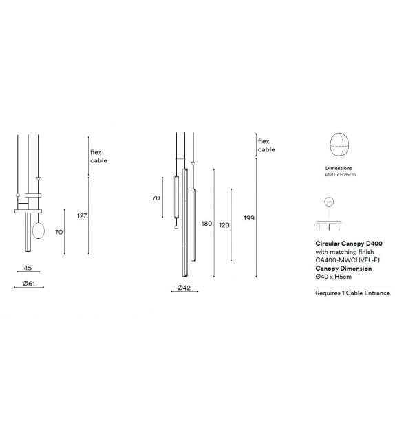 Milky Way Chandelier Vertical Elements Giopato & Coombes Leuchter