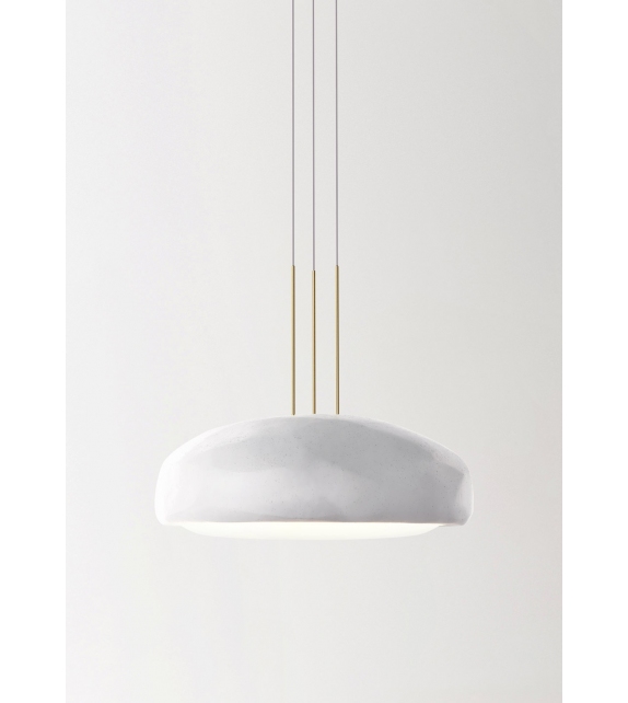 Moonstone Dome Linen 90 Giopato & Coombes Pendant Lamp