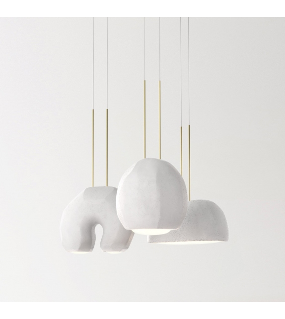 Moonstone Circular Chandelier 03 Giopato & Coombes Candelabro