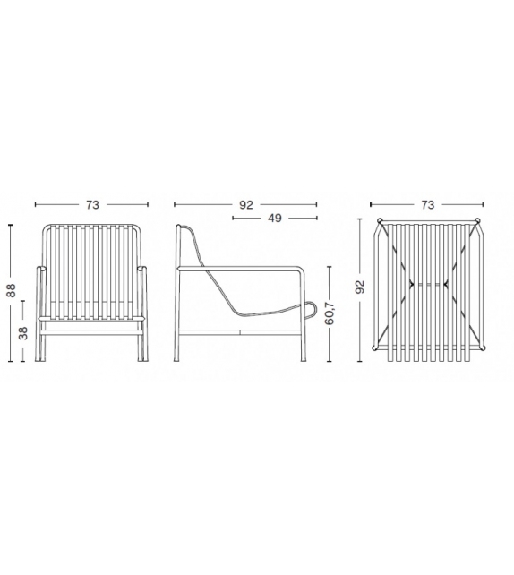 Prêt pour l'expédition - Palissade Hay Fauteuil