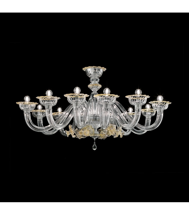 Bissa Boba Barovier&Toso Chandelier