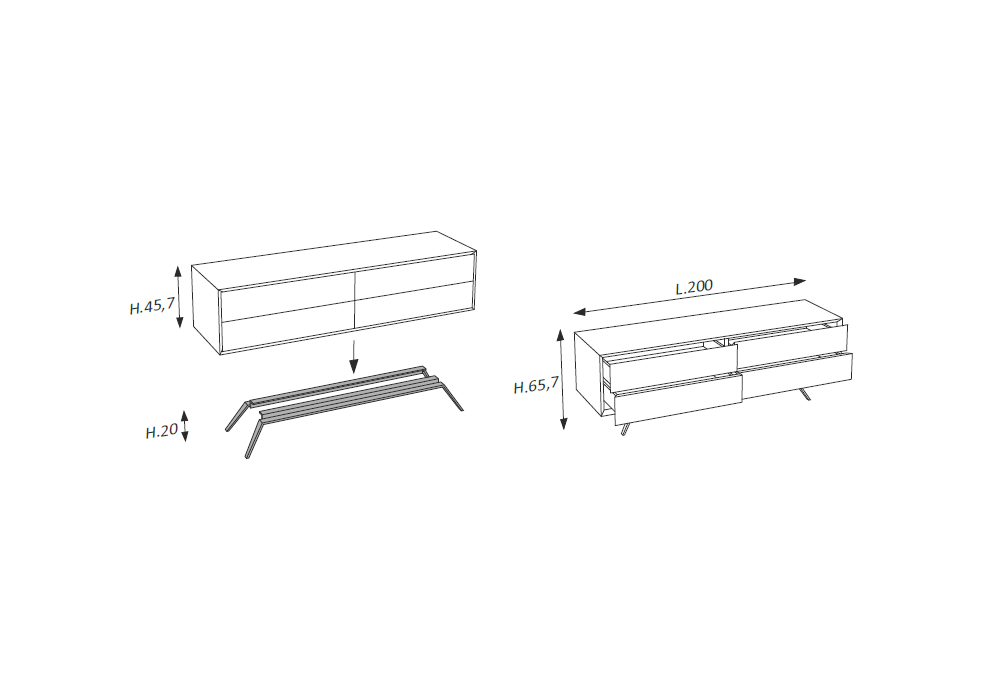 Trellis Chest