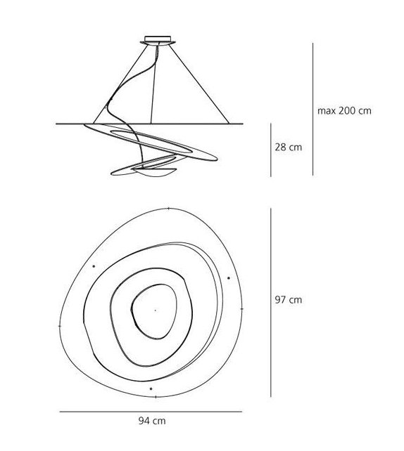 Pirce Artemide Pendant Lamp