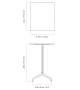 Harbour Column Menu Rectangular Table