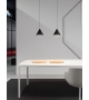 Tense Curve White MDF Italia Table