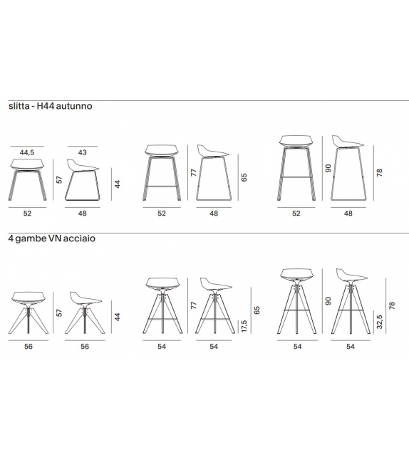 Flow Stool MDF Italia Sgabello