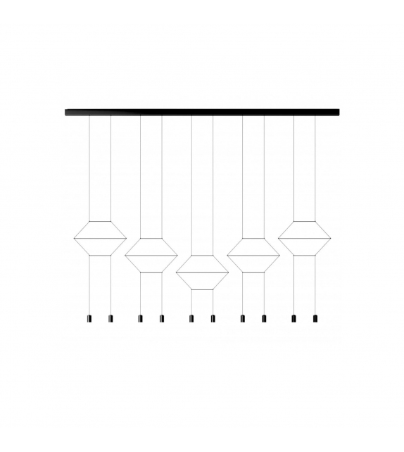 Wireflow Linear Vibia Hängeleuchte