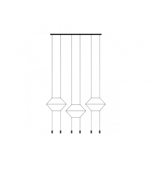 Wireflow Linear Vibia Lampada a Sospensione