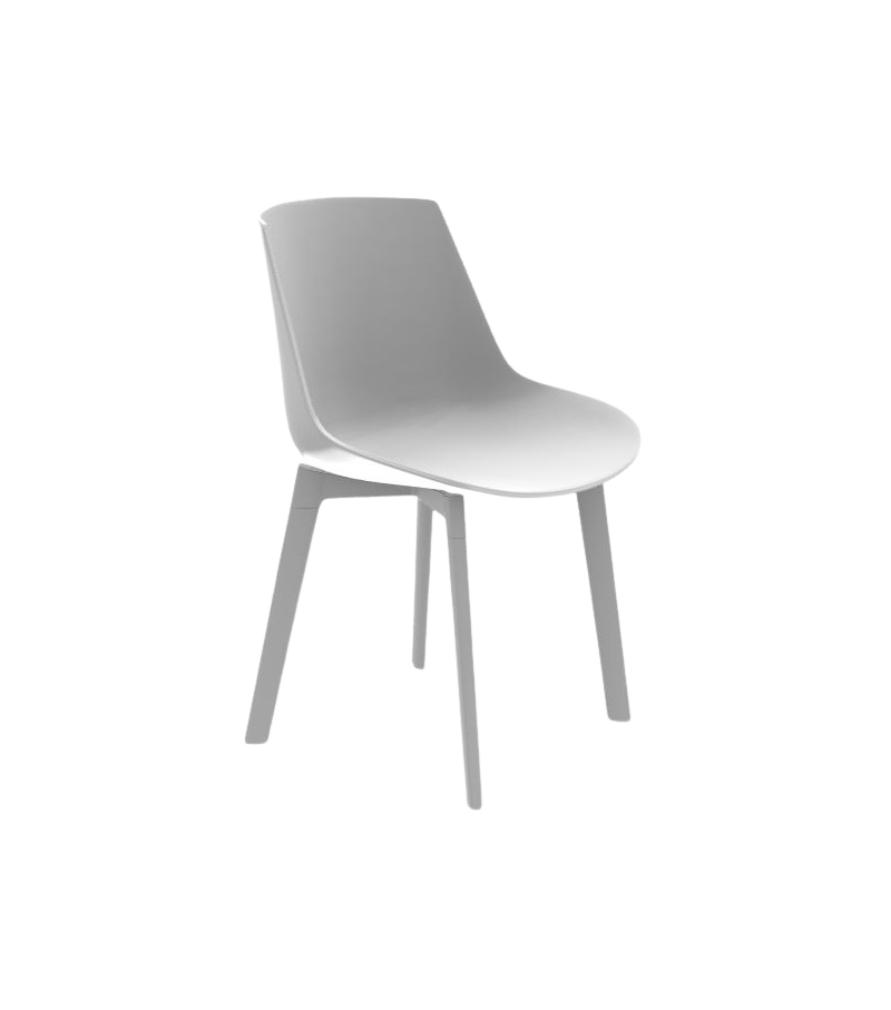 Flow Chair Chaise 4 Pieds Cross MDF Italia