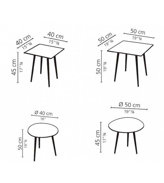 Suitable Mono Casamilano Table D'Appoint