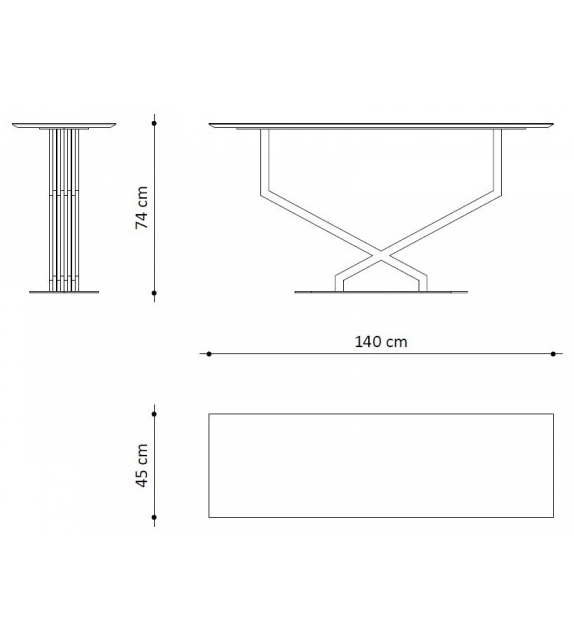 Ready for shipping - Reverse Paolo Castelli Console