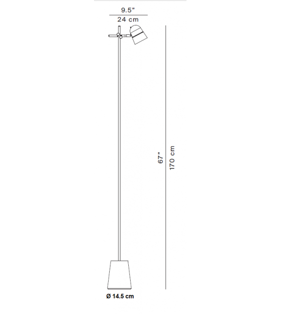 Counterbalance Floor Lamp Luceplan