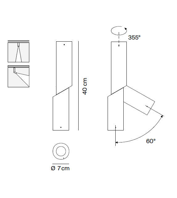 e06 Luceplan Lampada da Soffitto