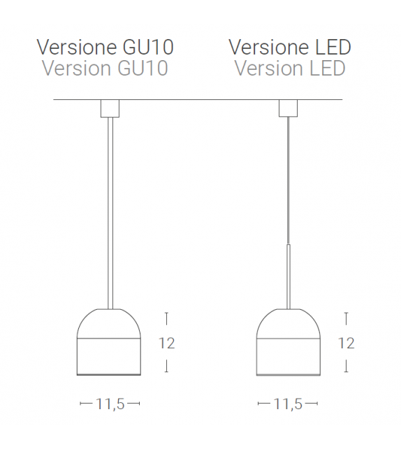 Cono 1 Zava Lampe de Suspension