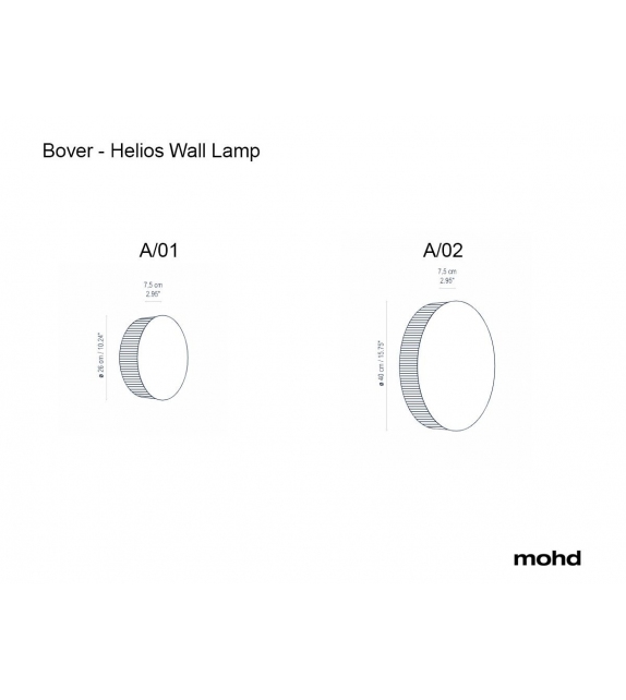 Helios Bover Wall Lamp