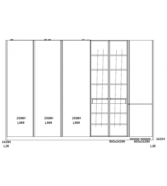 Ready for shipping - S/eldom Boffi Kitchen