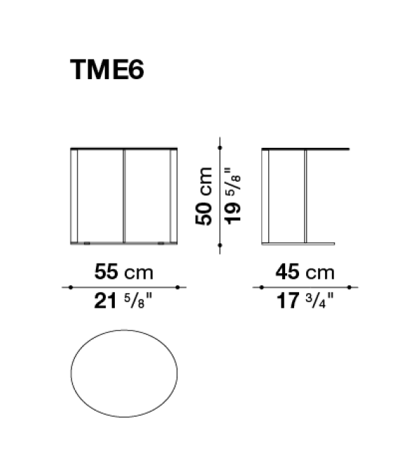 Versandfertig - Elios Maxalto Couchtisch mit Glasplatte