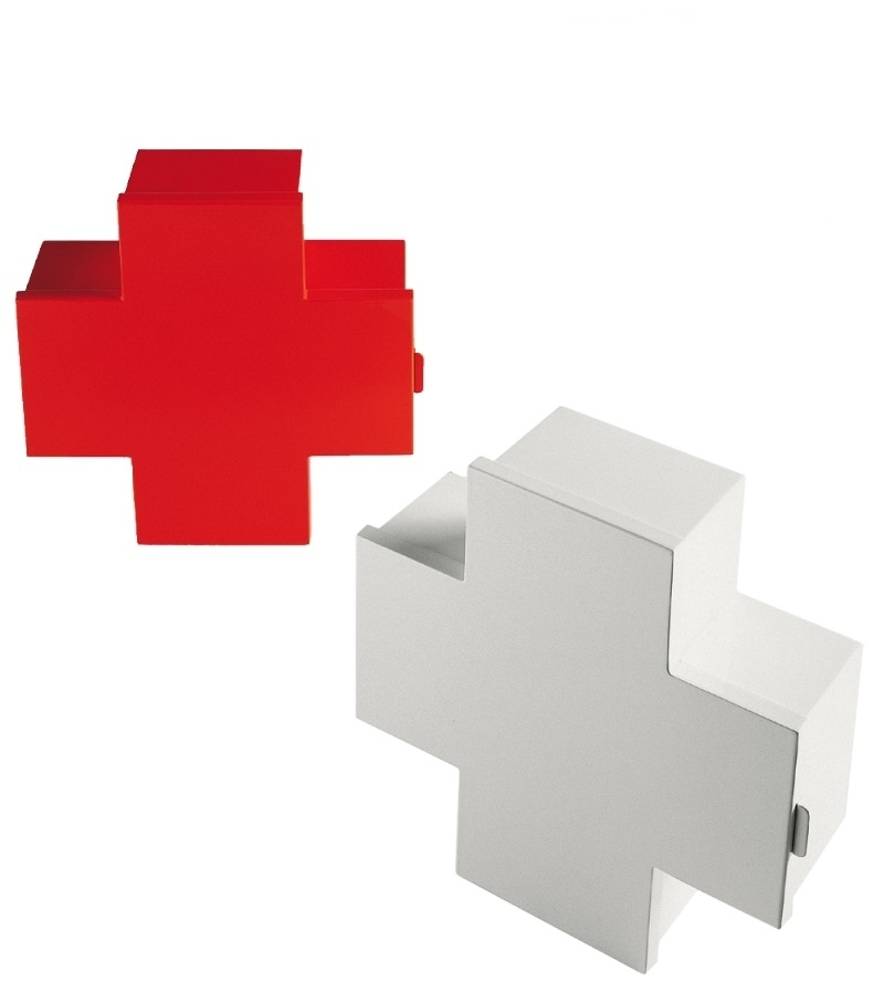 Contenitore per medicinali Cross (rosso), Cappellini