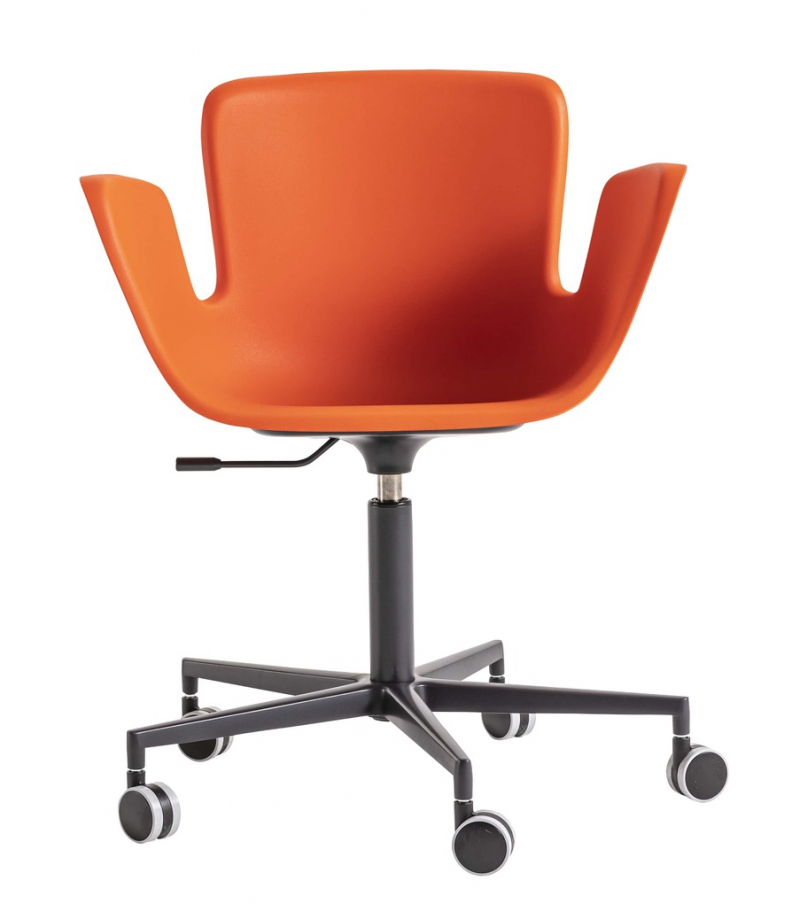 Juli Plastic Cappellini Petit Fauteuil avec Base 5 Étoiles