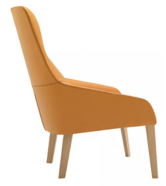 Alya Beech Andreu World Lounge Chair