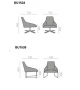 Alya Lounge Chair Andreu World Low