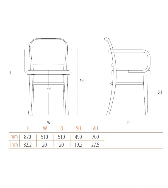 N. 811 Gebrüder Thonet Vienna Chaise