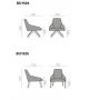 Alya Beech Lounge Chair Low Andreu World