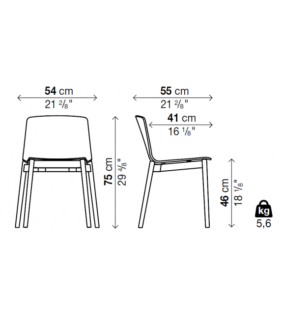 Rama Wood Kristalia Silla